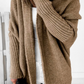 FIENA - Lange stylische Strickjacke mit Kapuze für den Herbst