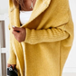 FIENA - Lange stylische Strickjacke mit Kapuze für den Herbst