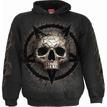 William – kapuzenpullover mit totenkopf-design für männer