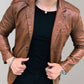 Turner – lässige lederjacke für herren