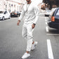 hvit tracksuit herrer sett forfra 