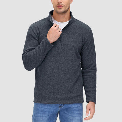 Nathan – pullover mit viertelreibverschluss