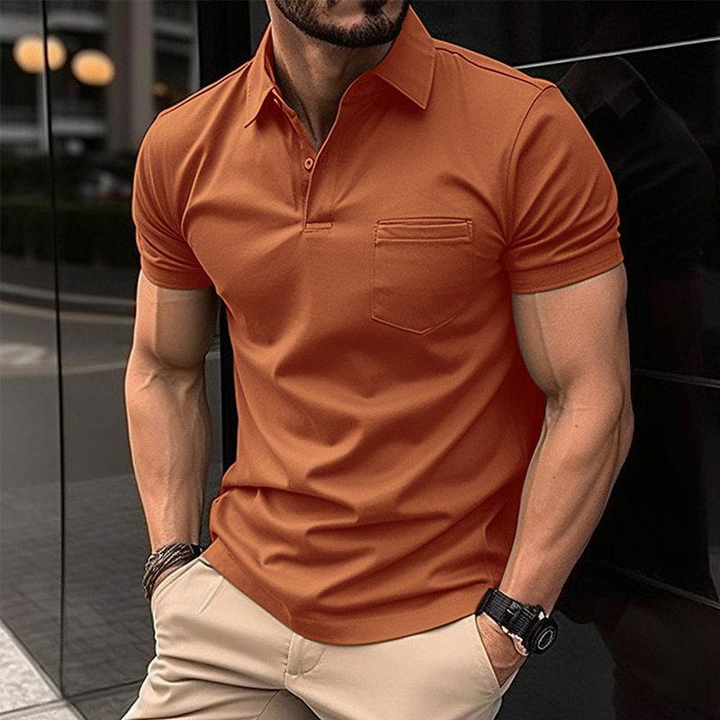 Rot Polo-Shirt für Herren 