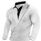 James – modernes italienisches sweatshirt mit kragen für herren