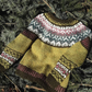Oliver – vintage-pullover mit rundhalsausschnitt