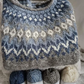 Zoey – geometrischer kontrastpullover