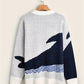 Ignatius – pullover im cartoon-wal-design
