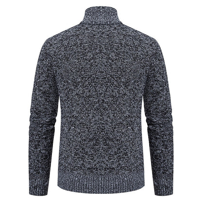 Tom polo - Stylischer Zipper-Strickpullover für Herren (italienisches Design)