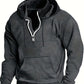 Larry – lässiger pullover mit 1/4-reißverschluss