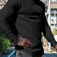Mark – pullover im waffeldesign für herren