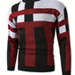 David – farbblock-pullover mit rundhalsausschnitt