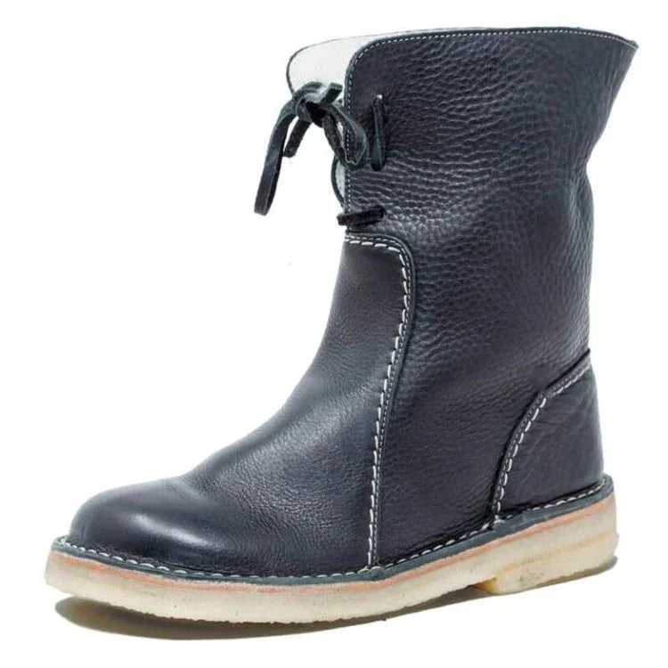 ALEXI - Stylische und bequeme Lederboots mit warmem Innenfutter