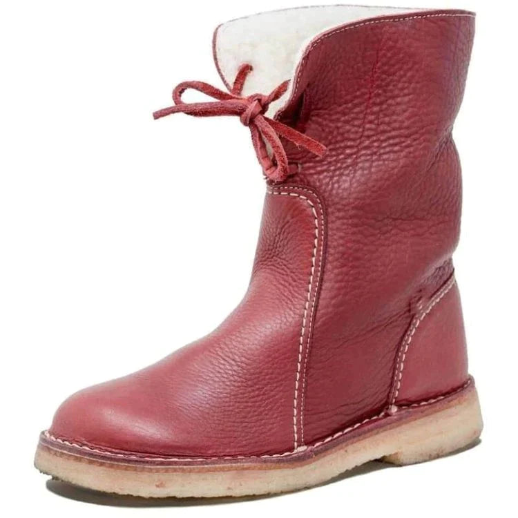 ALEXI - Stylische und bequeme Lederboots mit warmem Innenfutter