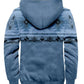 David – warme, mit fleece gefütterte jacke mit kapuze