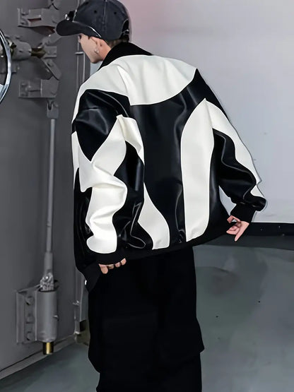 Parker – lässige farbblockjacke