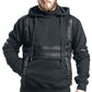 Christopher - gothic schwarzer kapuzenpullover