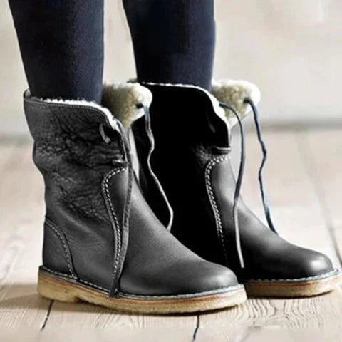 ALEXI - Stylische und bequeme Lederboots mit warmem Innenfutter