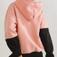 Savannah – farbblock-hoodie für damen