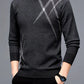 Hayden – stilvoller pullover mit geometrischem muster für herren