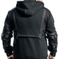 Christopher - gothic schwarzer kapuzenpullover