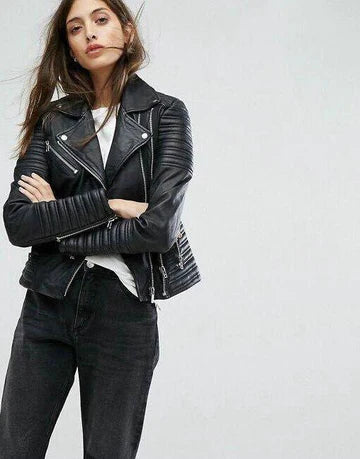 Amelias - elegante premium lederjacke für damen