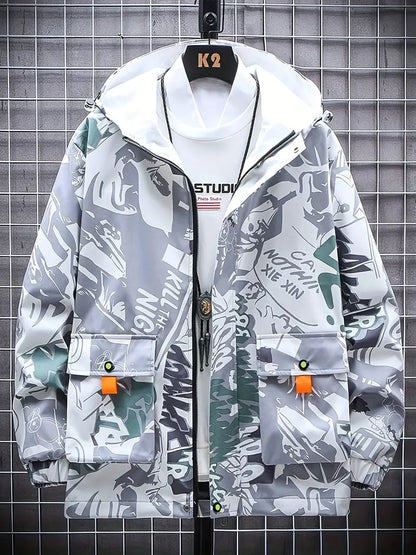 Nicholas – mittellange windjacke für herren