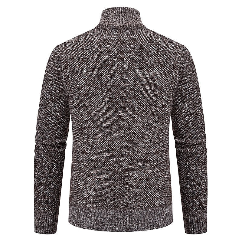 Tom polo - Stylischer Zipper-Strickpullover für Herren (italienisches Design)