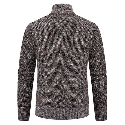 Tom polo - Stylischer Zipper-Strickpullover für Herren (italienisches Design)