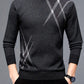 Hayden – stilvoller pullover mit geometrischem muster für herren