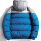 Elijah – lässige wattierte jacke im farbblockdesign