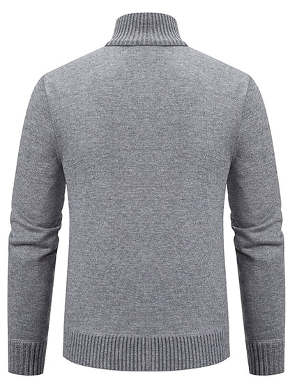 Tom Polo - stylischer zipper-pullover für herren (italienisches design)