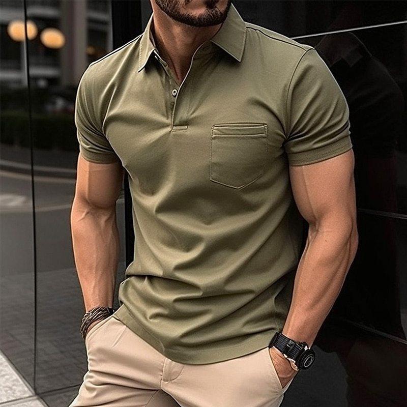 grün Polo-Shirt für Herren 