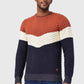 Indicode Herren Dean Pullover mit Ripp-Bündchen & Rundhals-Ausschnitt - INDICODE