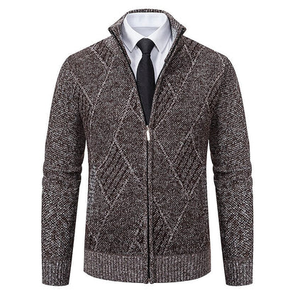 Tom polo - Stylischer Zipper-Strickpullover für Herren (italienisches Design)