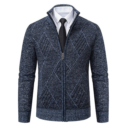 Tom polo - Stylischer Zipper-Strickpullover für Herren (italienisches Design)
