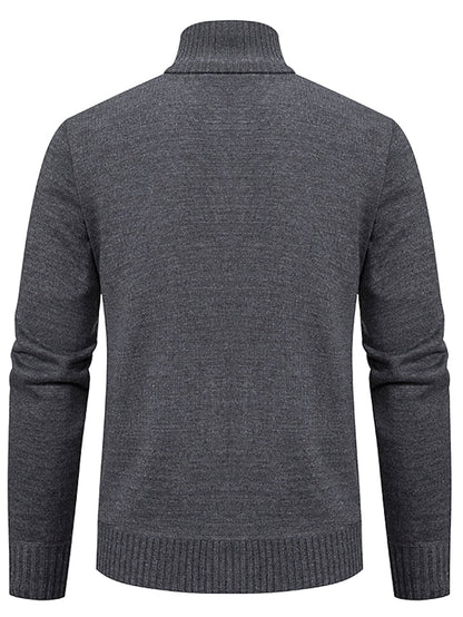 Tom Polo - stylischer zipper-pullover für herren (italienisches design)