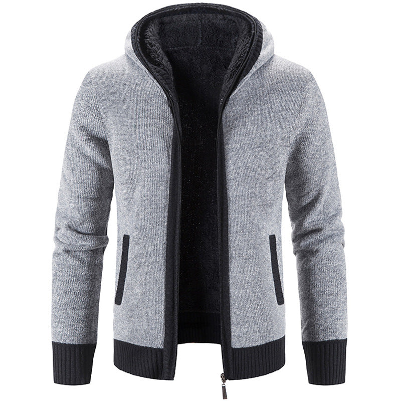 Isaac – dicker gestrickter kapuzenpullover