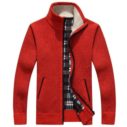 LUKEN - Superdicke, mit Vlies gefütterte Strickjacke