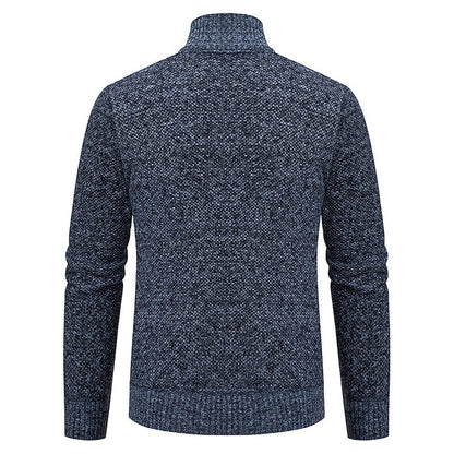 Tom polo - Stylischer Zipper-Strickpullover für Herren (italienisches Design)