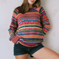 Vincent – regenbogenpullover mit rundhalsausschnitt