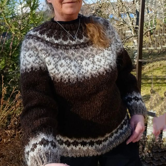 Peter – warmer isländischer rundhalspullover