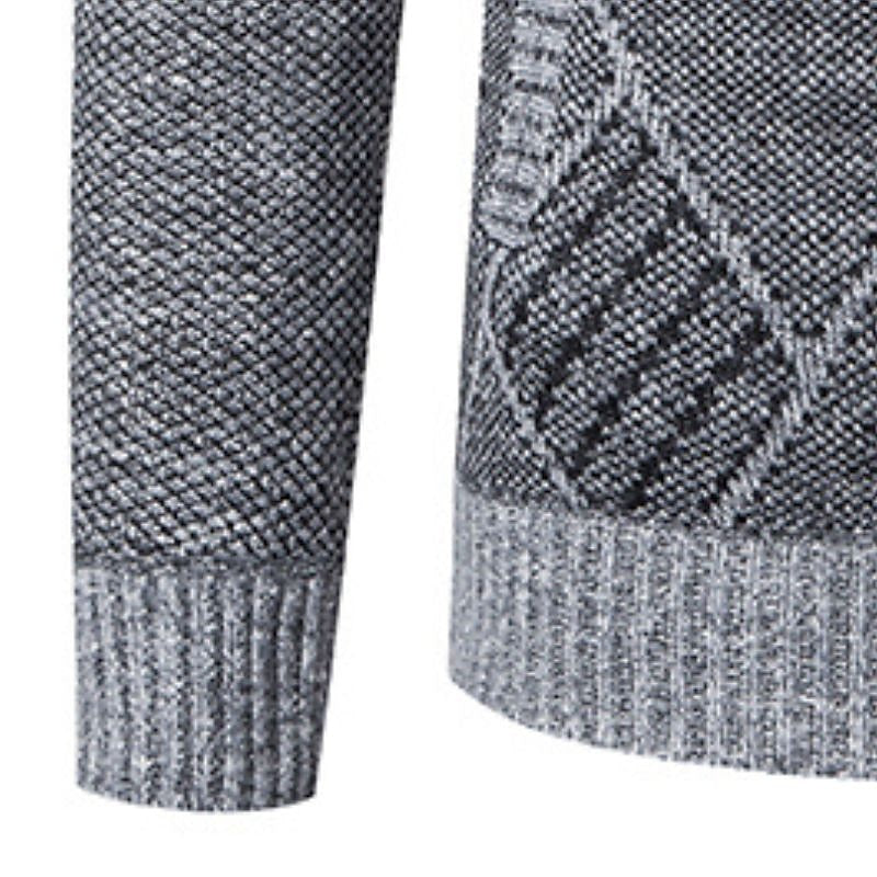 Tom polo - Stylischer Zipper-Strickpullover für Herren (italienisches Design)