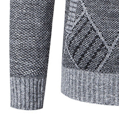 Tom polo - Stylischer Zipper-Strickpullover für Herren (italienisches Design)