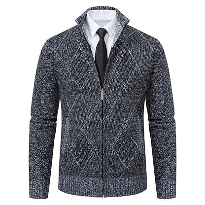 Tom polo - Stylischer Zipper-Strickpullover für Herren (italienisches Design)