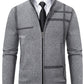 Tom Polo - stylischer zipper-pullover für herren (italienisches design)