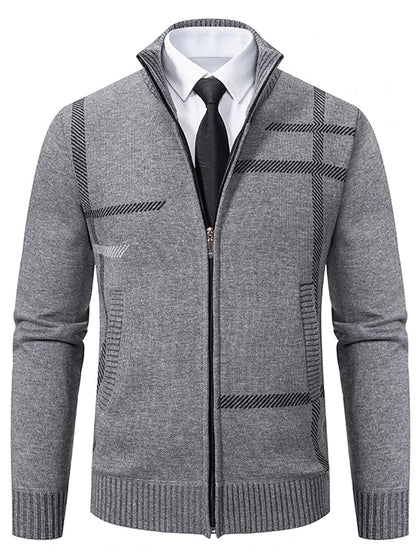 Tom Polo - stylischer zipper-pullover für herren (italienisches design)